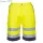 Hi-Vis könnyű poli-pamut rövidnadrág - Sárga/Navy