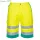 Hi-Vis könnyű poli-pamut rövidnadrág - Sárga/Kékeszöld