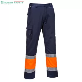 Hi-Vis könnyű, kéttónusú Combat nadrág - Narancs/Navy