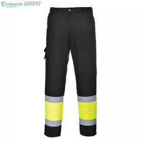 Hi-Vis könnyű, kéttónusú Combat nadrág - Sárga/Fekete