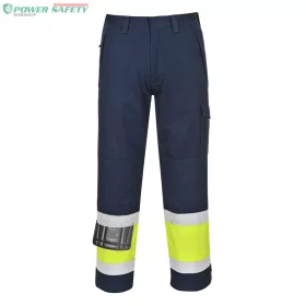 Hi-Vis Modaflame nadrág - Sárga/Navy