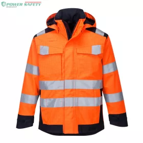 Modaflame Rain Multi Norm Arc kabát - Narancs/Navy