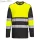 PW3 Hi-Vis Class 1 hosszú ujjú póló L/S - Sárga/Fekete