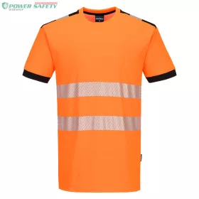 PW3 Hi-Vis póló S/S - Narancs/Fekete