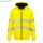 PW321 Hi-Vis cipzáras téli kapucnis pulcsi - Sárga