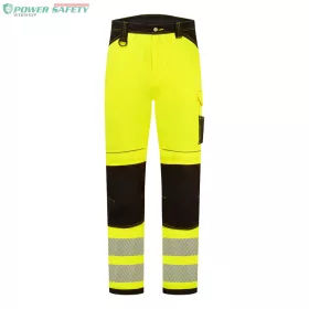 PW3 Hi-Vis nadrág - Sárga/Fekete (Rövid)