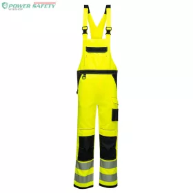 PW3 Hi-Vis kantáros nadrág - Sárga/Fekete