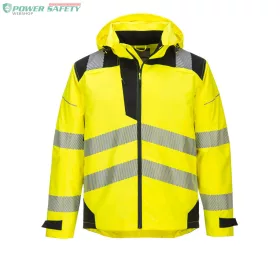 PW3 Extreme lélegző esőkabát - Sárga/Fekete