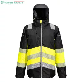 PW3 Hi-Vis Class 1 télikabát - Sárga/Fekete