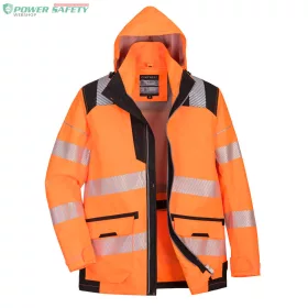 PW3 Hi-Vis 5-in-1 kabát - Narancs/Fekete