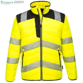 PW3 Hi-Vis Baffle kabát - Sárga/Fekete