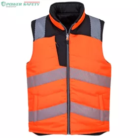 PW3 Hi-Vis kifordítható mellény - Narancs/Fekete
