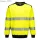 PW3 HI-VIS KÖRNYAKÚ PULÓVER - Sárga/Fekete