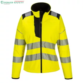 PW3 Hi-Vis női Softshell - Sárga/Fekete