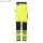 PW3 Hi-Vis női stretch munkanadrág - Sárga/Fekete