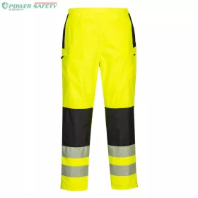 PW3 Hi-Vis női esőnadrág - Sárga/Fekete
