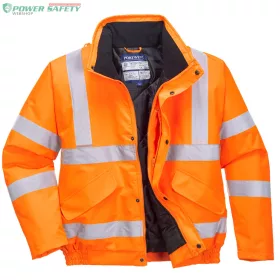 Hi-Vis bomber dzseki - Narancs