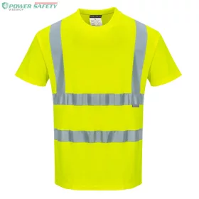 Cotton Comfort rövid ujjú póló - Sárga