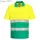 Hi-Vis Kéttónusú könnyű póló S/S - Sárga/Kékeszöld
