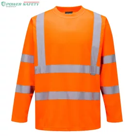 Hi-Vis hosszú ujjú póló - Narancs