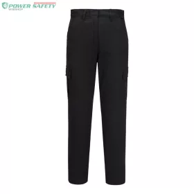 Női Stretch Cargo nadrág - Fekete