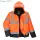 Hi-Vis kéttónusú bomber kabát - Narancs/Navy