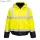 Hi-Vis kéttónusú bomber kabát - Sárga/Navy