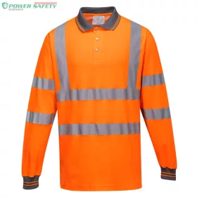 Hosszú ujjú Cotton Comfort pólóing - Narancs