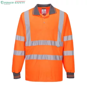 Hi-Vis hosszú ujjú pólóing - Narancs