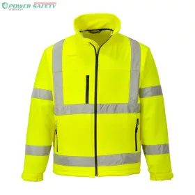 Jól láthatósági Softshell dzseki (3L) - Sárga