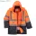 Hi-Vis 7 az 1-ben kontraszt Traffic kabát - Narancs/Navy