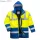 Hi-Vis Kéttónusú Traffic kabát - Sárga/Royal kék