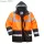 Hi-Vis Kéttónusú Traffic kabát - Narancs/Fekete