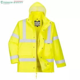Hi-Vis 4 az 1-ben Traffic kabát - Sárga