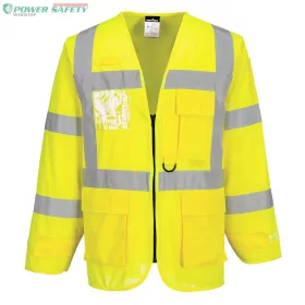 Hi-Vis Executive Kabát - Sárga