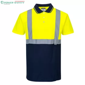 Kéttónusú pólóing - Sárga/Navy