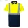 Kéttónusú pólóing - Sárga/Navy