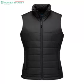 Women's Insulated Baffle Gilet - Fekete