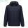 Hooded Insulated Baffle Jacket - Navy