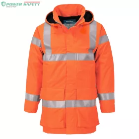 Bizflame Rain Hi-Vis Multi Lite kabát - Narancs