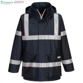 Bizflame Rain antisztatikus lángálló esőkabát - Navy