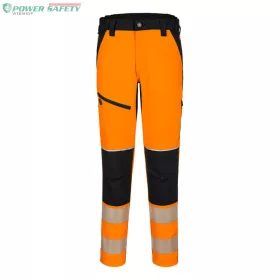 PW3 Hi-Vis Stretch nadrág - Narancs/Fekete