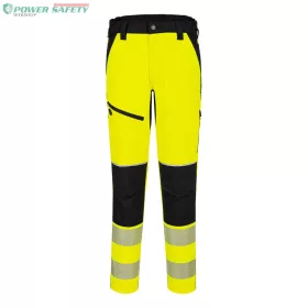 PW3 Hi-Vis Stretch nadrág - Sárga/Fekete