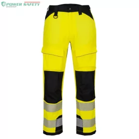 PW3 Hi-Vis hevederes nadrág - Sárga/Fekete