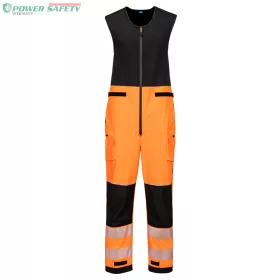 PW3 Hi-Vis esőálló overál (3L) - Narancs/Fekete