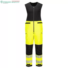 PW3 Hi-Vis esőálló overál (3L) - Sárga/Fekete