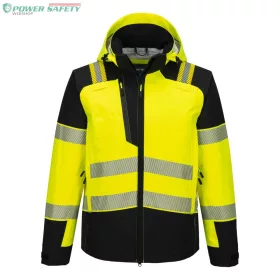 PW3 Hi-Vis esőkabát (3L) - Sárga/Fekete