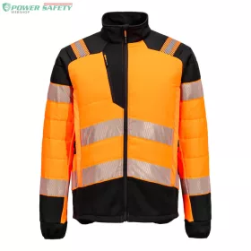 PW3 Hi-Vis Hybrid Baffle kabát - Narancs/Fekete