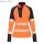 PW3 Hi-Vis 1/4 Cipzáras Sweatshirt - Narancs/Fekete