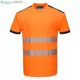PW3 Hi-Vis póló S/S - Narancs/Navy